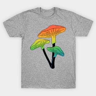 Rainbow Mushrooms T-Shirt